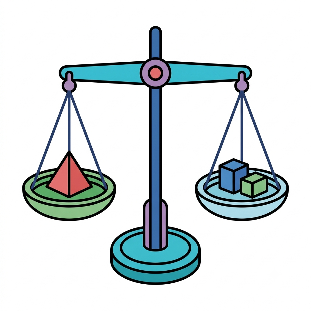 Balance Scale Tool - Interactive weight comparison and equivalence math game