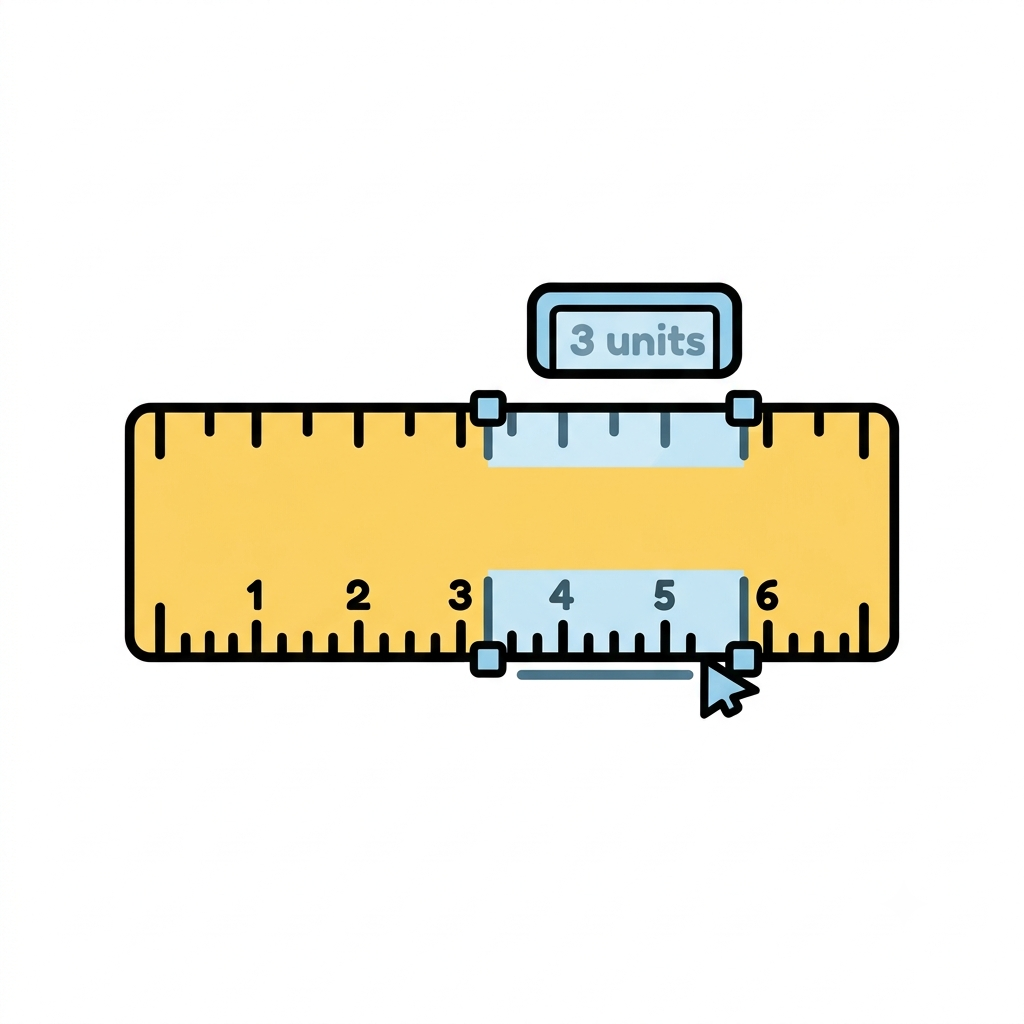 Virtual Ruler Tool - On-screen metric measurement line alignment tool